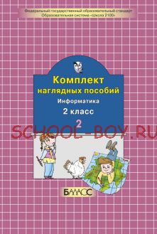 Комплект наглядных пособий. Информатика. 2 класс. Часть 2