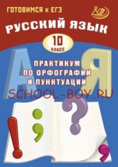 Русский язык. 10 класс. Практикум по орфографии и пунктуации. Готовимся к ЕГЭ