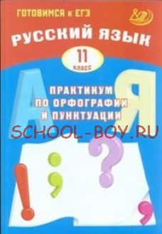 Русский язык. 11 класс. Практикум по орфографии и пунктуации. Готовимся к ЕГЭ